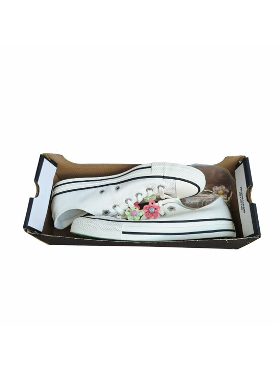 ⭐Converse Chuck Taylor Floral Accents Size 6.5 Men\'s shoes Sneaker White A19915C main image 9